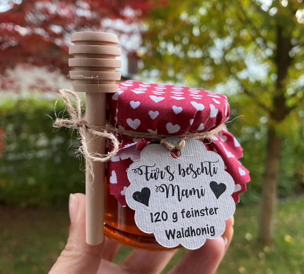 120g Waldhonig FÜRS BESCHTI MAMI Herzlistoff