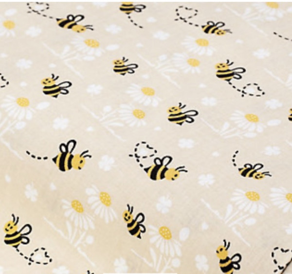 Bienenwachstuch 30x30cm (Bienen)