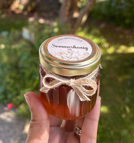 Mini Gläser 120 g Schweizer Honig ohne Dekoration