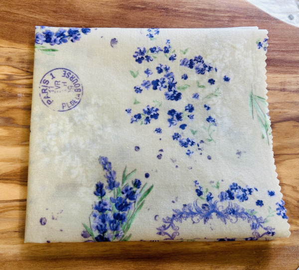 Bienenwachs Brot & Kuchentuch 35cm x 45cm Lavendel